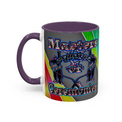 em cee squared - Accent Mug (rainbow split)