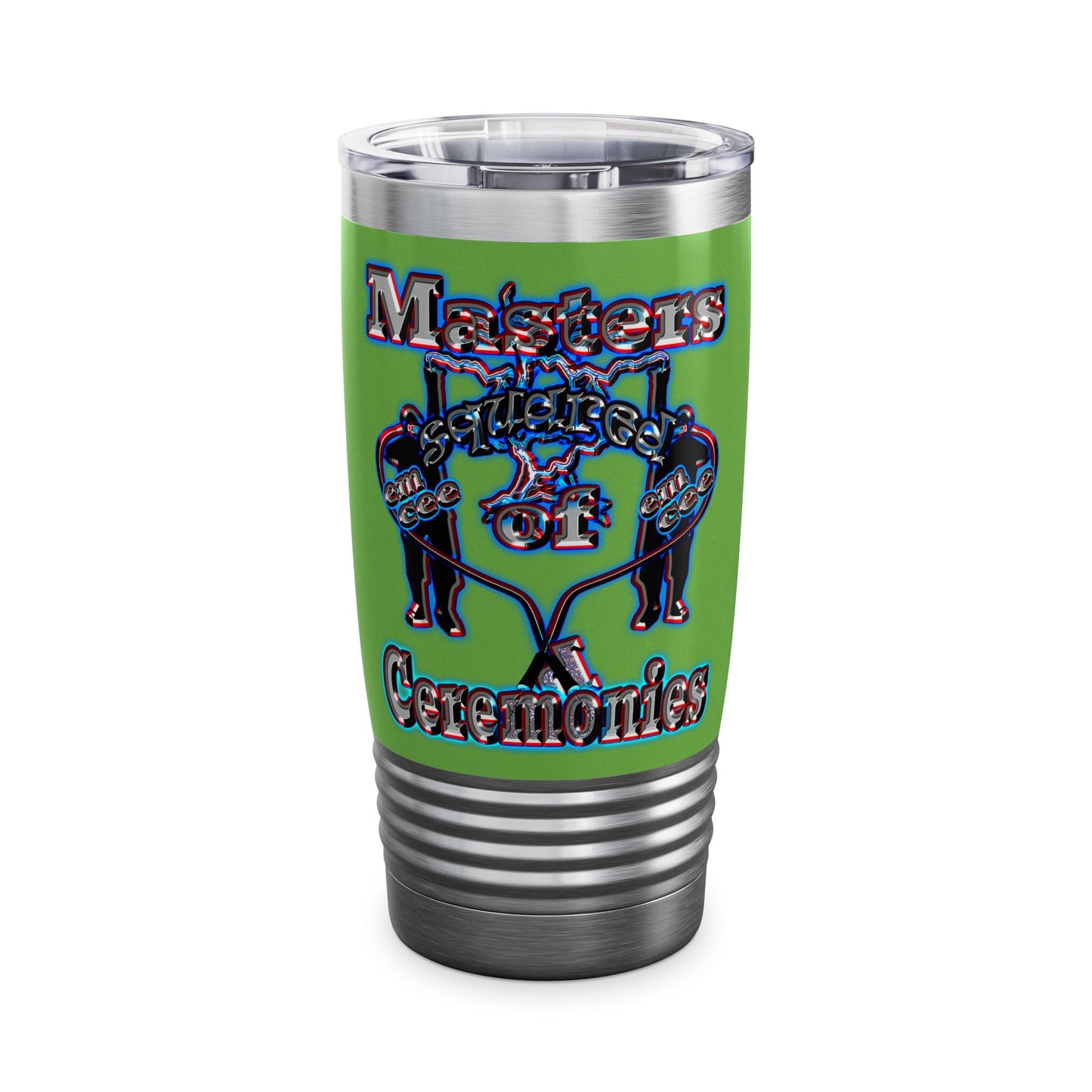 em cee squared - Ringneck Tumbler, 20oz (green)