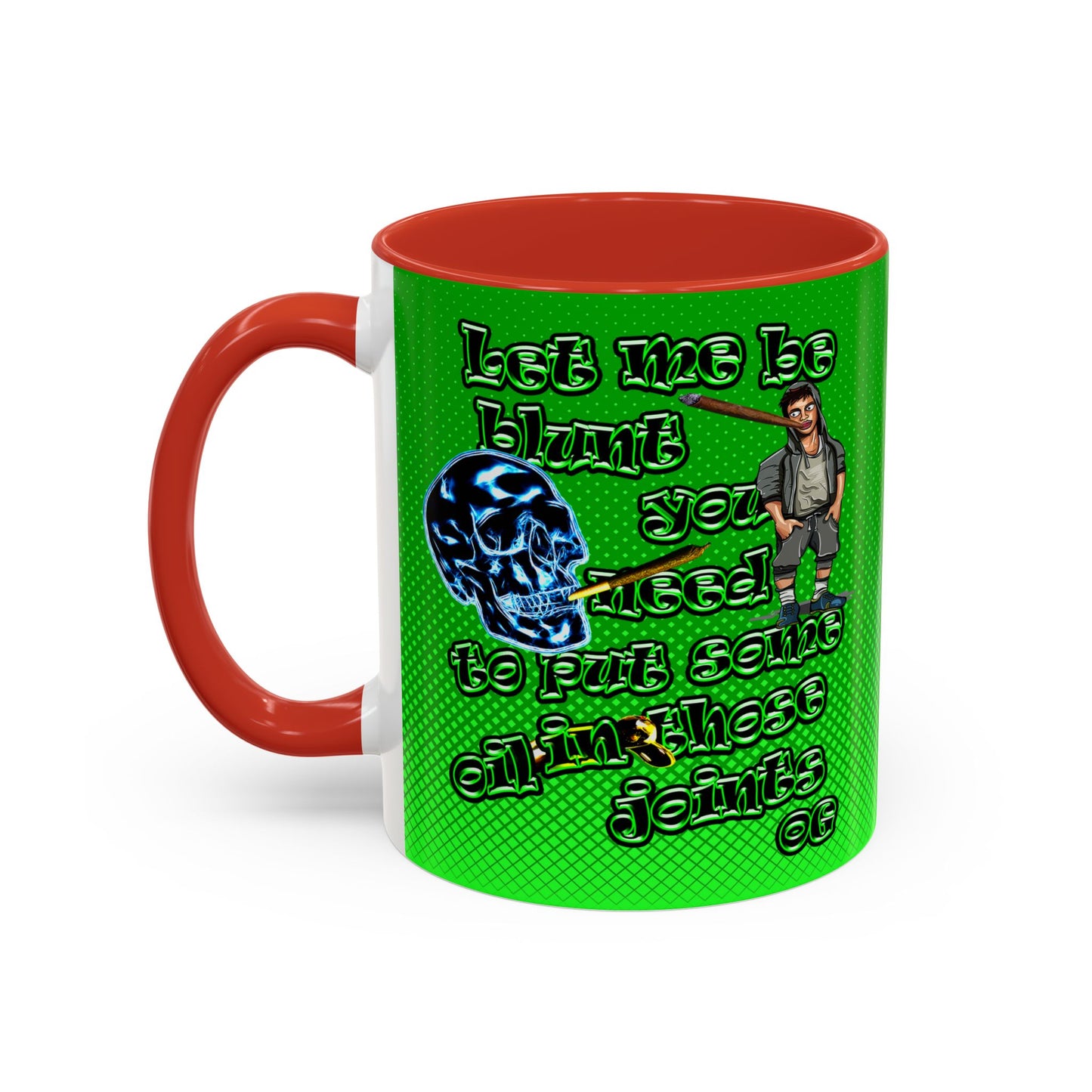 og - Accent Mug (logo green)