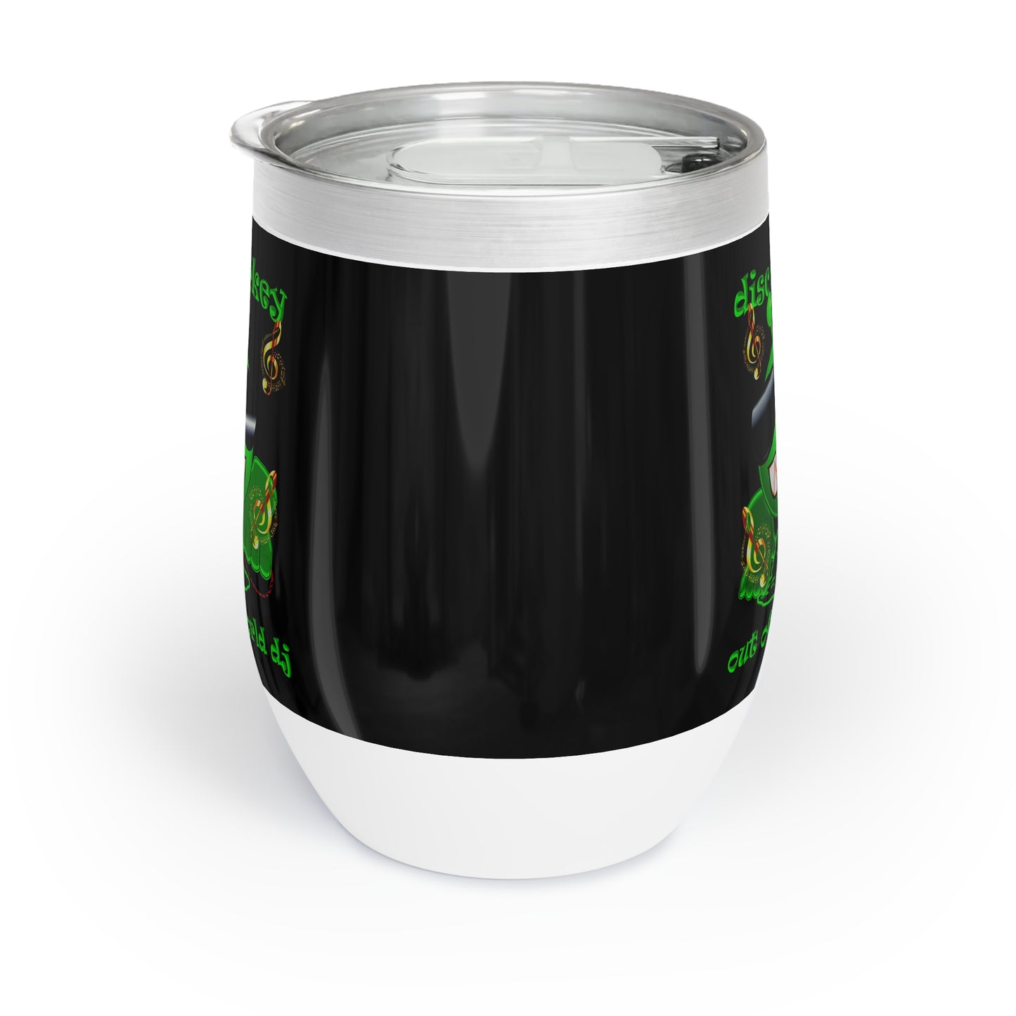 disc jockey - Chill Wine Tumbler (black)