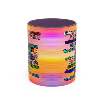 doggystyle - Accent Mug (color blur)