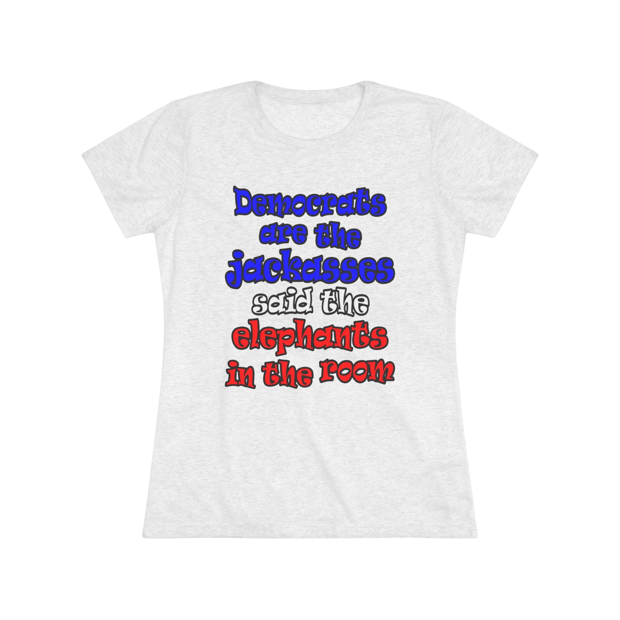 donkeys and elephants - Women's Triblend Tee