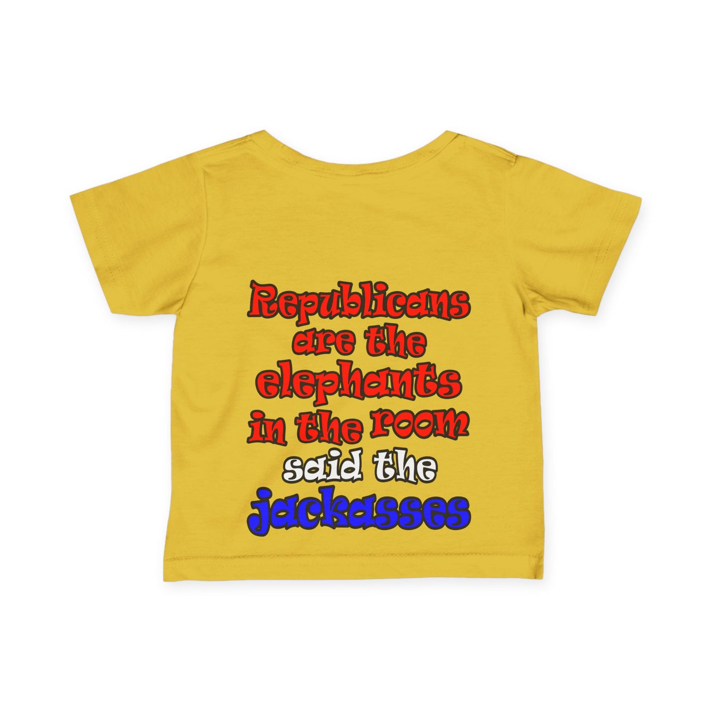donkeys and elephants - Infant Fine Jersey Tee