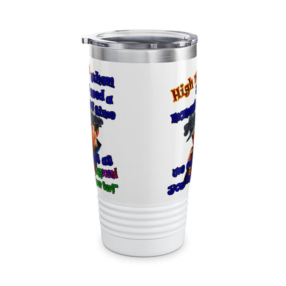 high noon - Ringneck Tumbler, 20oz (white)