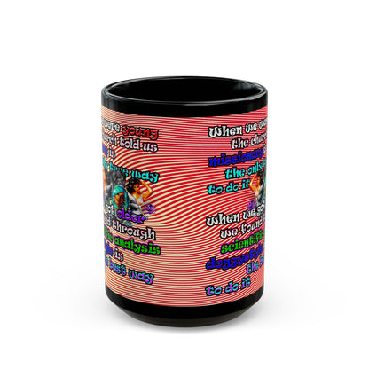 doggystyle - Black Mug (yellow-orange wave)
