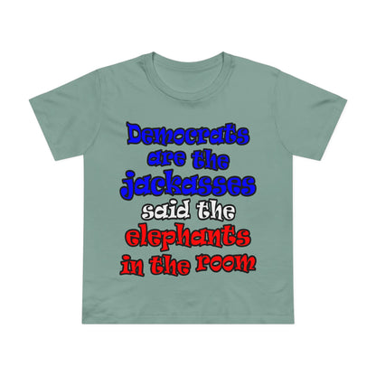 donkeys and elephants - Women’s Maple Tee