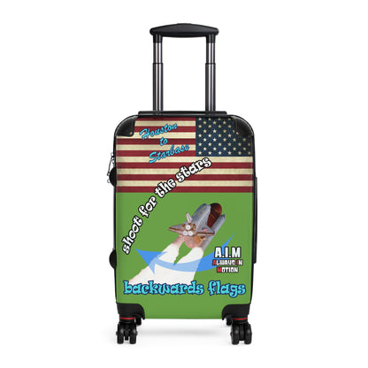 shoot for the stars - Suitcase (green)