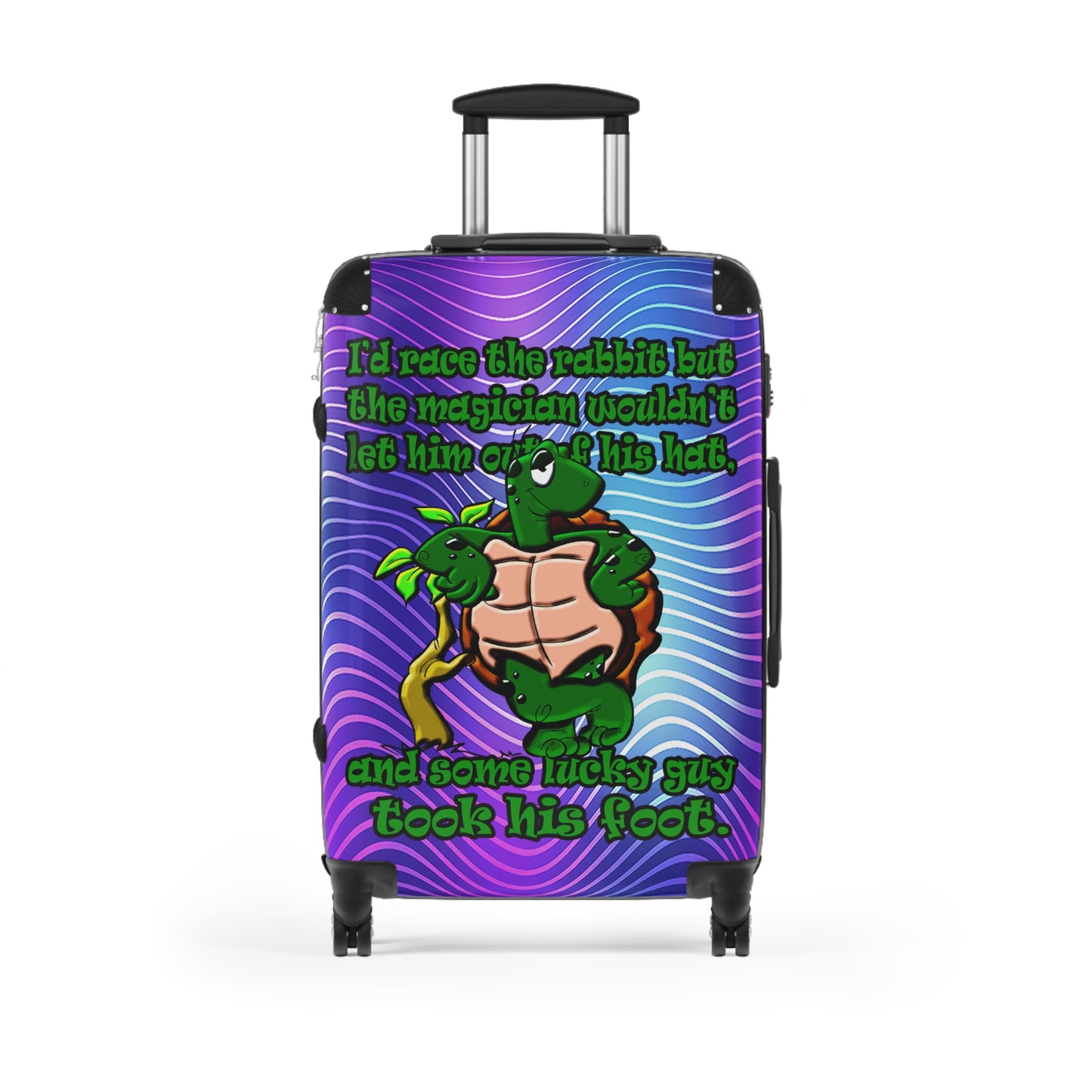 turtle race - Suitcase (purple wave)
