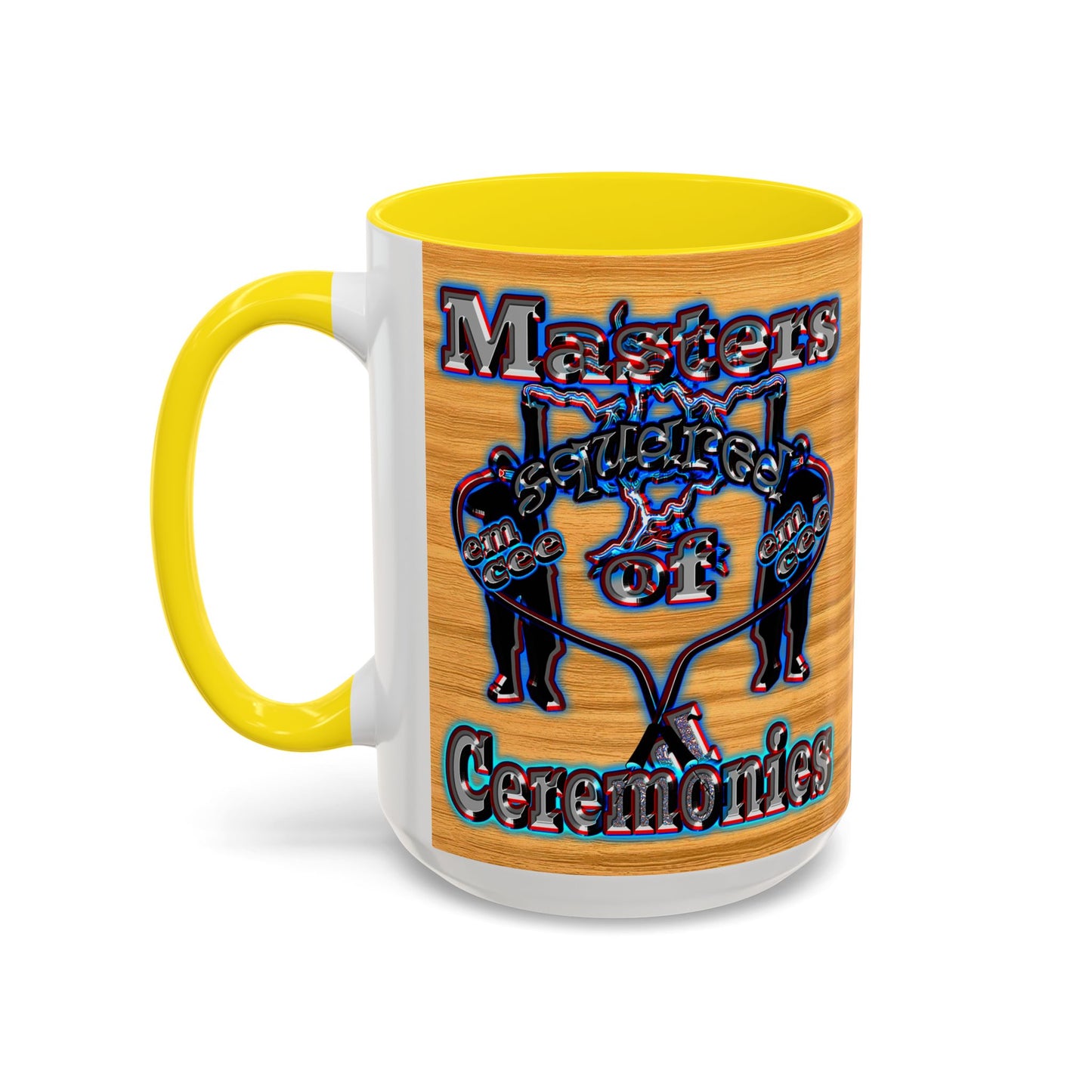 em cee squared - Accent Mug (butterscotch wood finish)