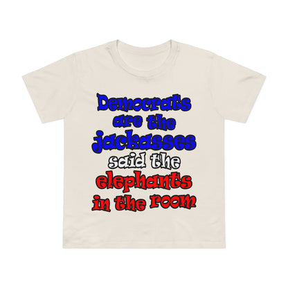 donkeys and elephants - Women’s Maple Tee