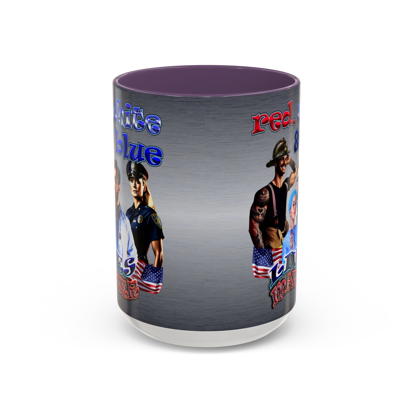 rw&b lives matter - Accent Mug (brushed nickel)