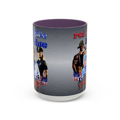 rw&b lives matter - Accent Mug (brushed nickel)