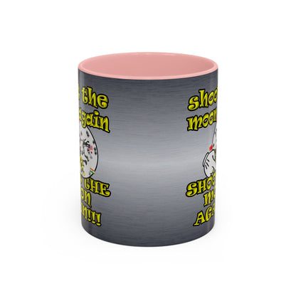 shoot the moon again - Accent Mug (brushed nickel)
