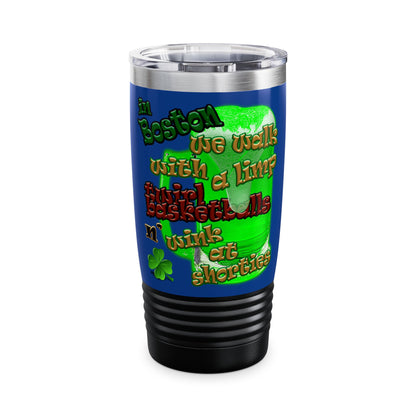 celtics logo - Ringneck Tumbler, 20oz (dark blue)