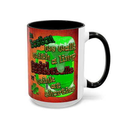 celtics logo - Accent Mug (burnt orange)