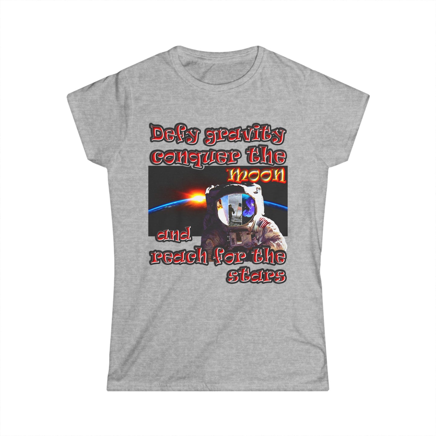 defy conquer reach - Women's Softstyle Tee
