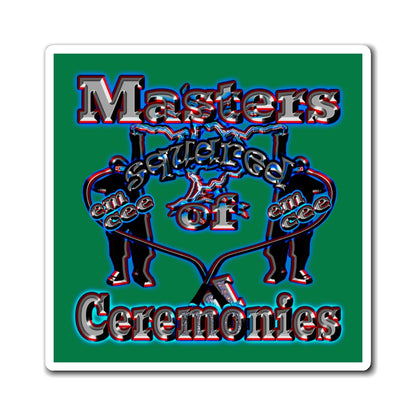 em cee squared - Magnets - (dark green)