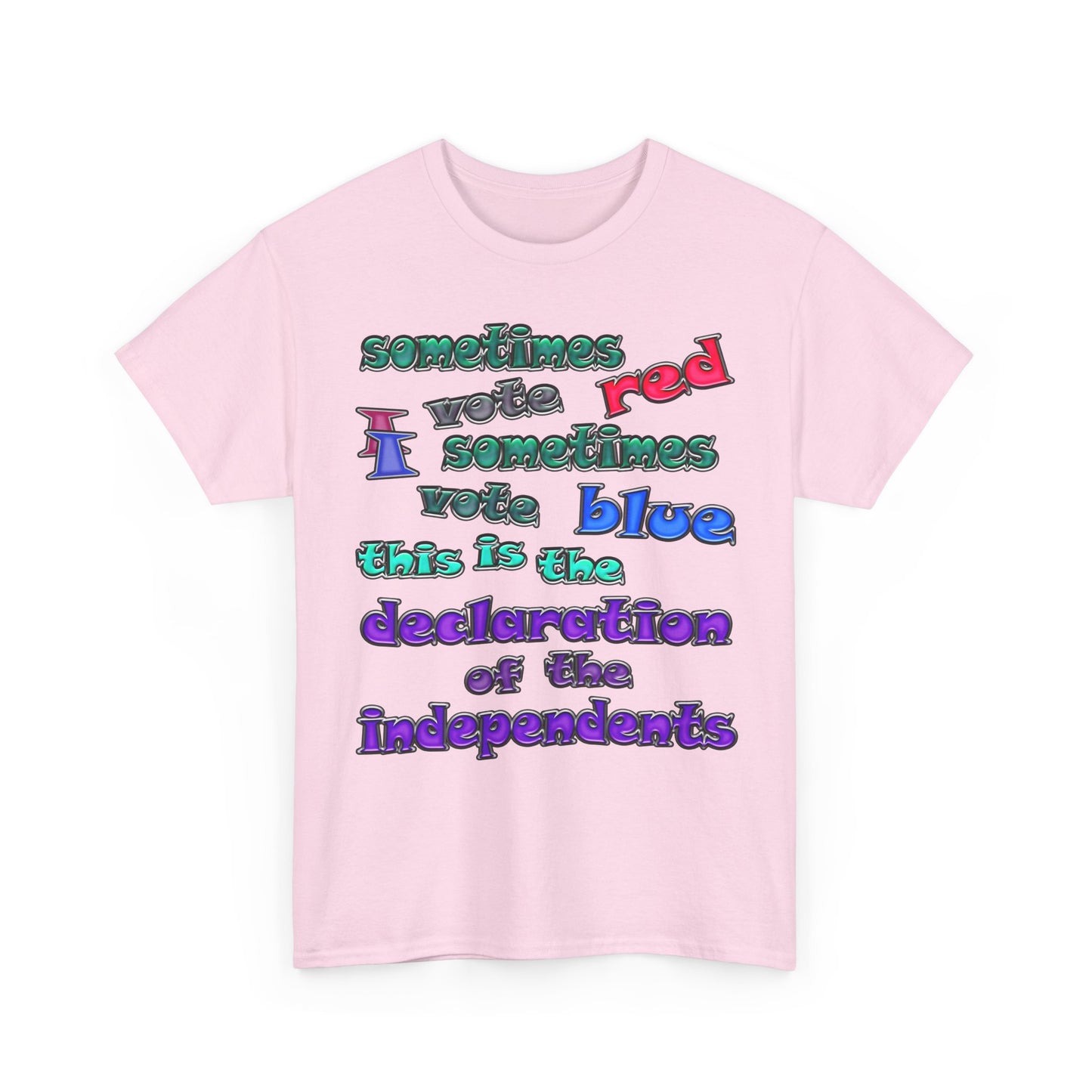 declaration of the independents - Unisex Heavy Cotton Tee