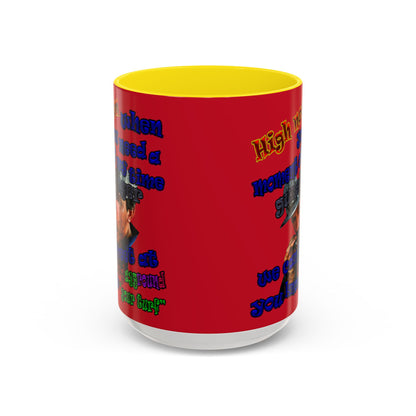 high noon - Accent Mug (dark red)