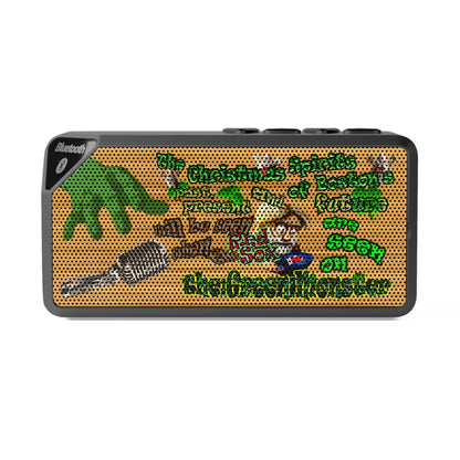 christmas spirits of boston - Jabba Bluetooth Speaker (butterscotch wood finish)