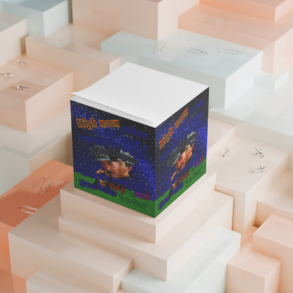 high noon - note cube ('snoops' background)