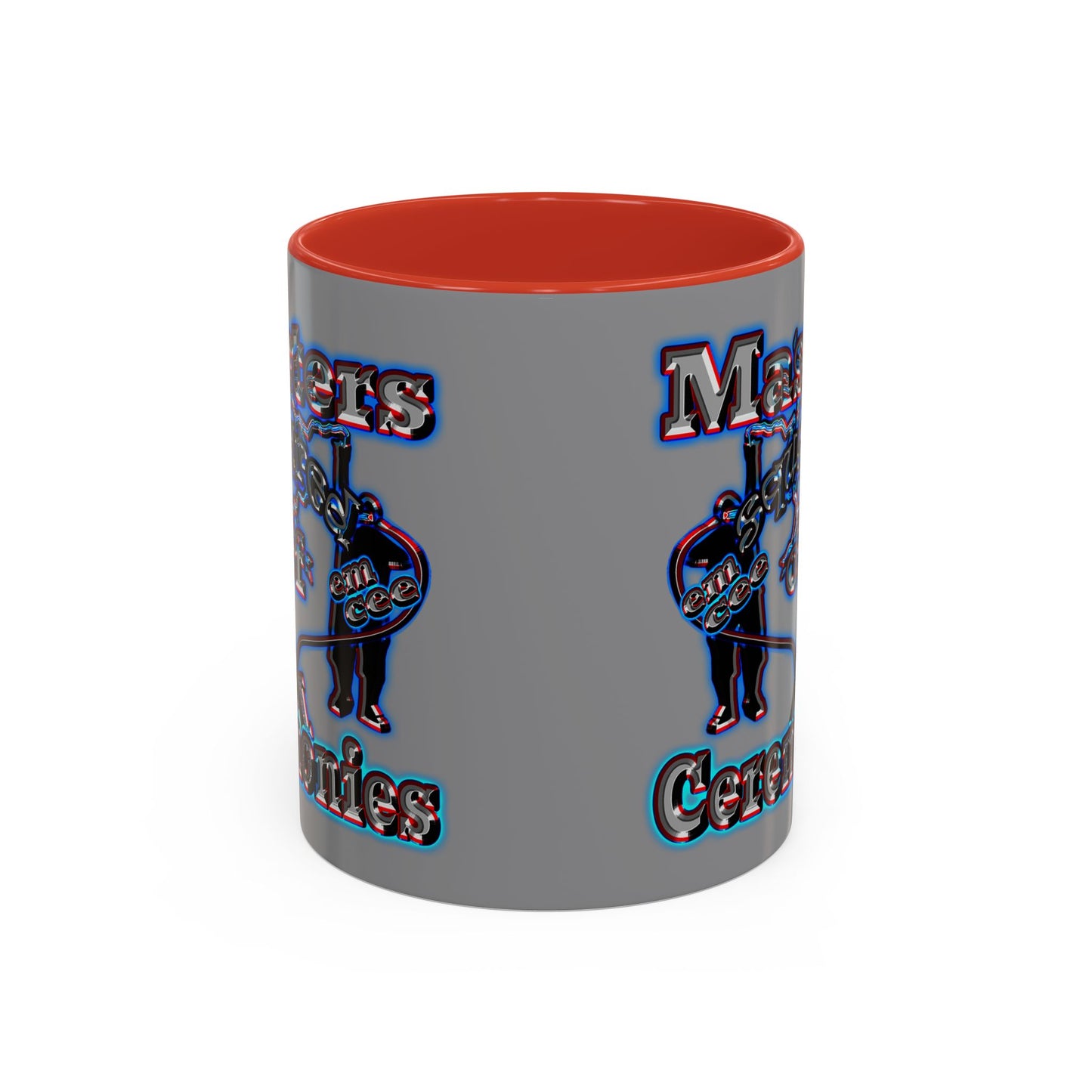 em cee squared - Accent Mug (grey)