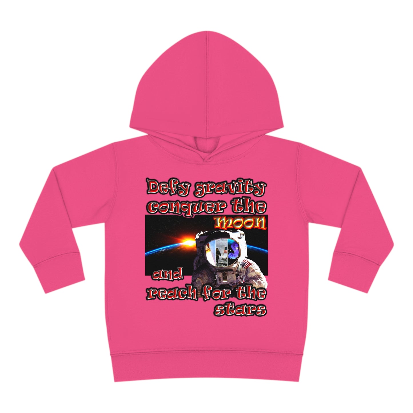 defy conquer reach - Toddler Pullover Fleece Hoodie