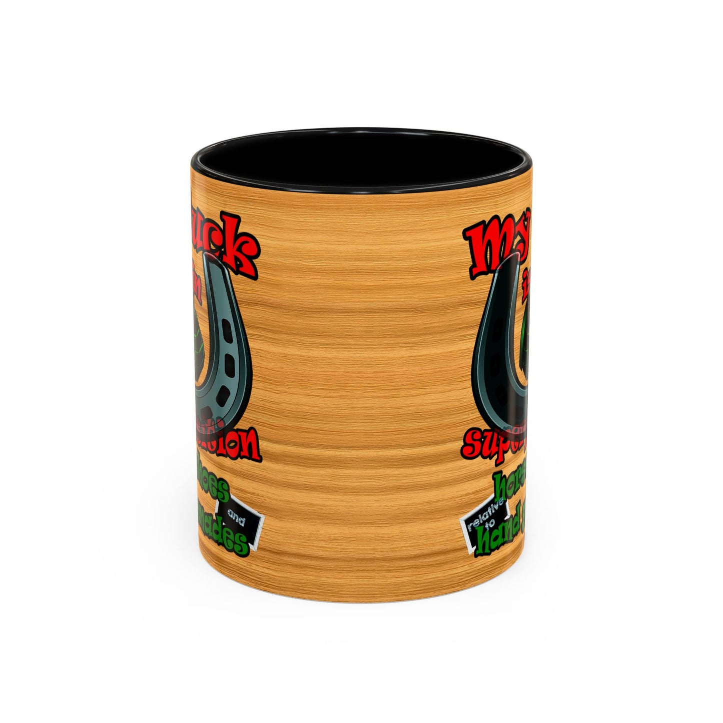 my luck - Accent Mug (butterscotch wood finish)