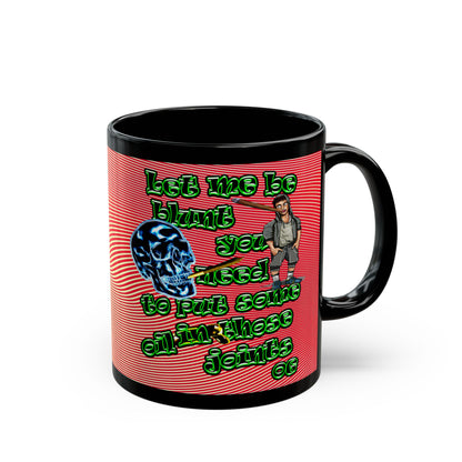 og - Black Mug (yellow-orange wave)
