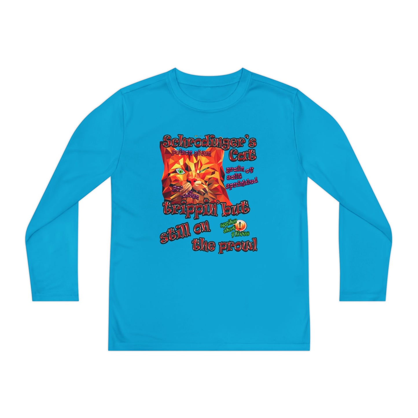 schrodinger's cat - Youth Long Sleeve Competitor Tee