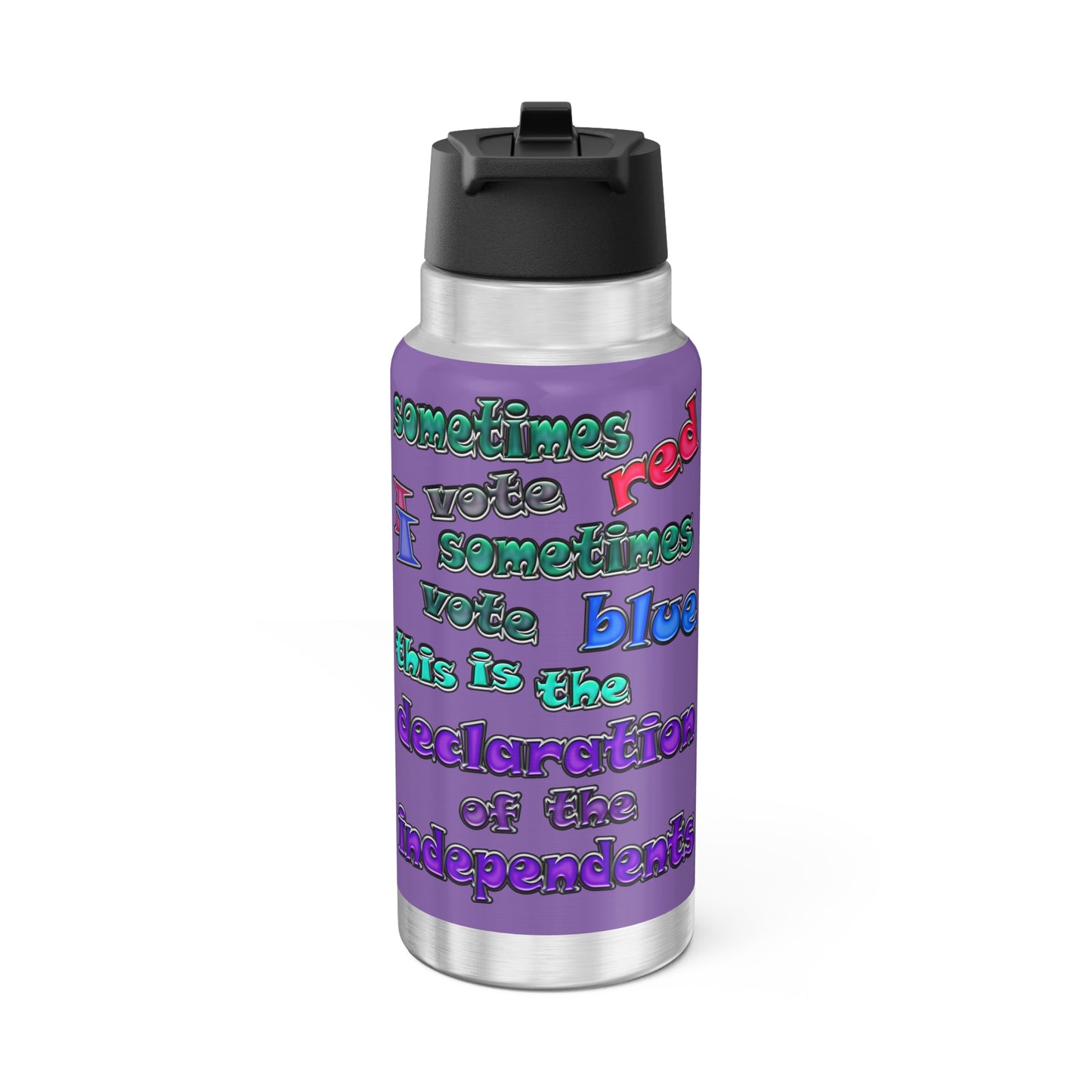 declaration of the independents - Gator Tumbler, 32oz (light purple)