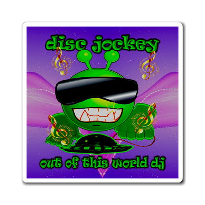 disc jockey - Magnets - (purple-pink wave)