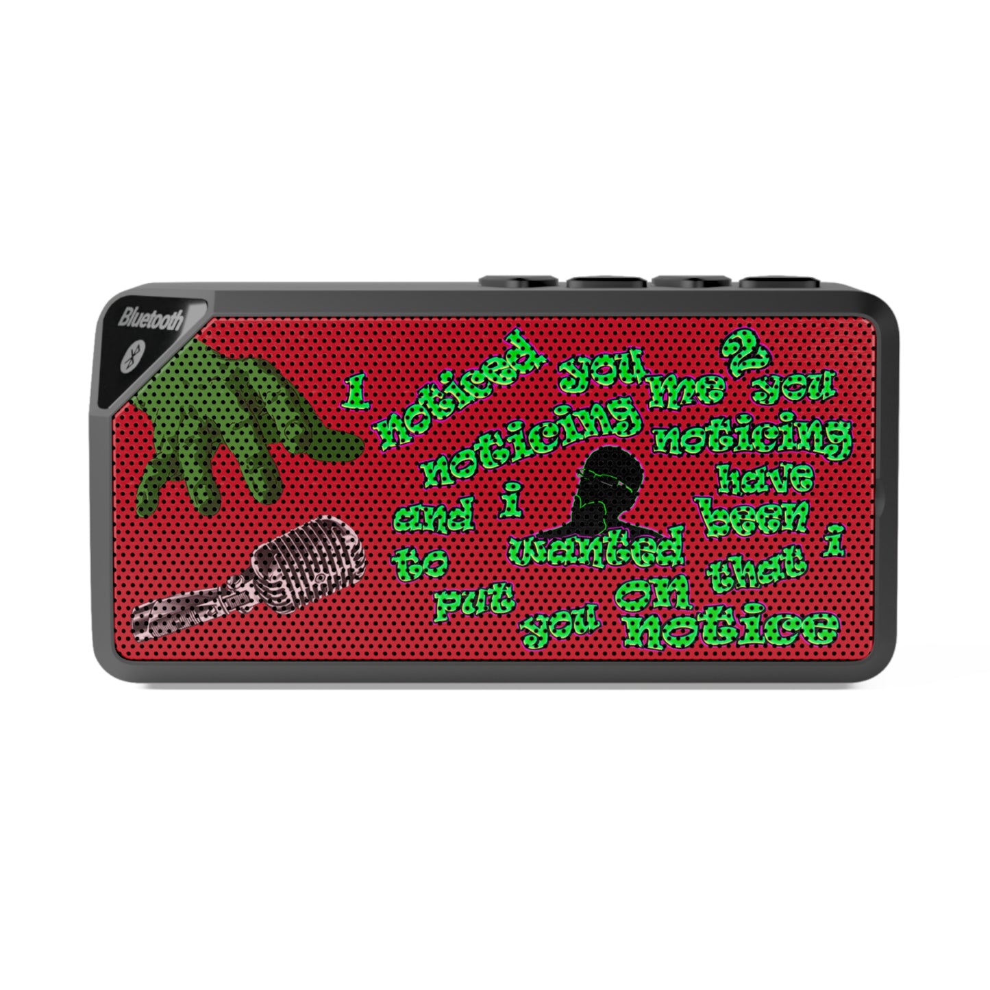 noticed you noticing - Jabba Bluetooth Speaker (dark red)