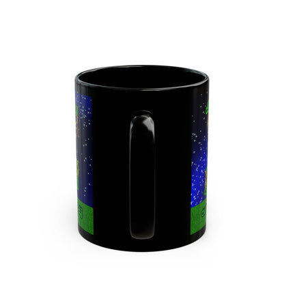 disc jockey - Black Mug ('snoops' background)