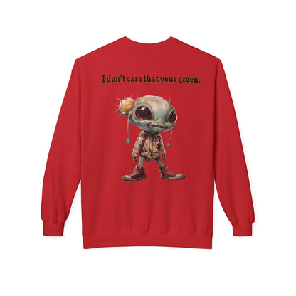 I don't care that your grey - Unisex Midweight Softstyle Fleece Crewneck Sweatshirt