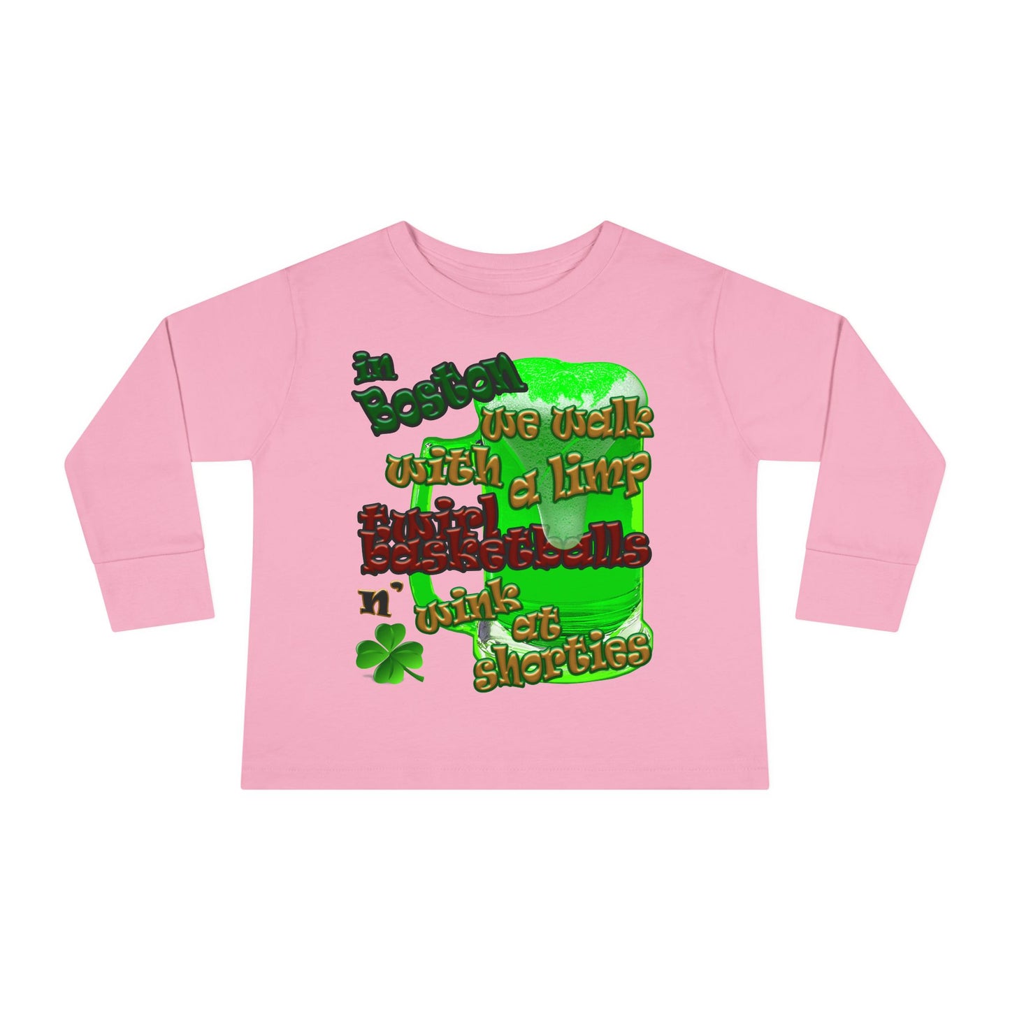celtics logo - Toddler Long Sleeve Tee