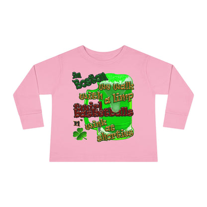 celtics logo - Toddler Long Sleeve Tee