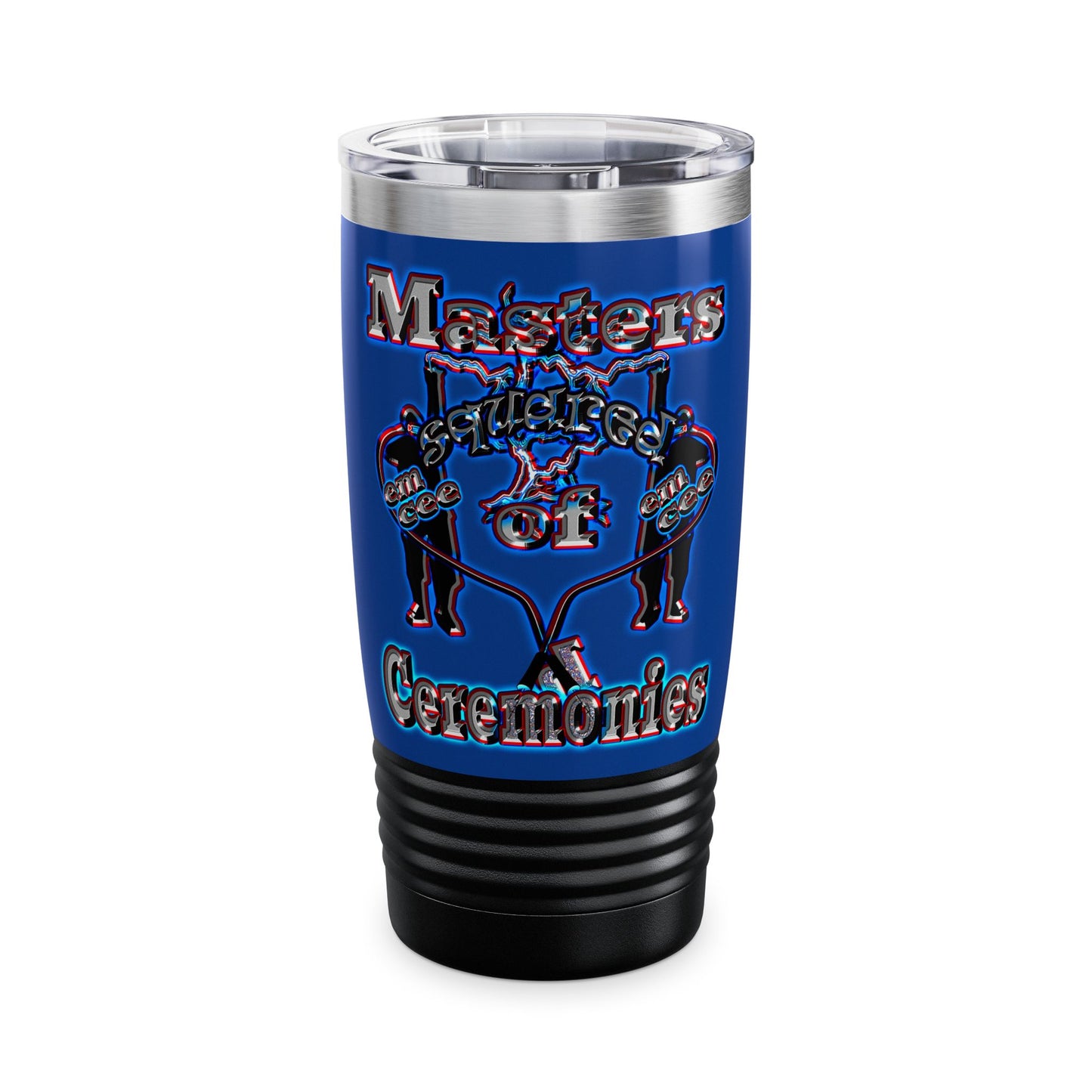 em cee squared - Ringneck Tumbler, 20oz (dark blue)