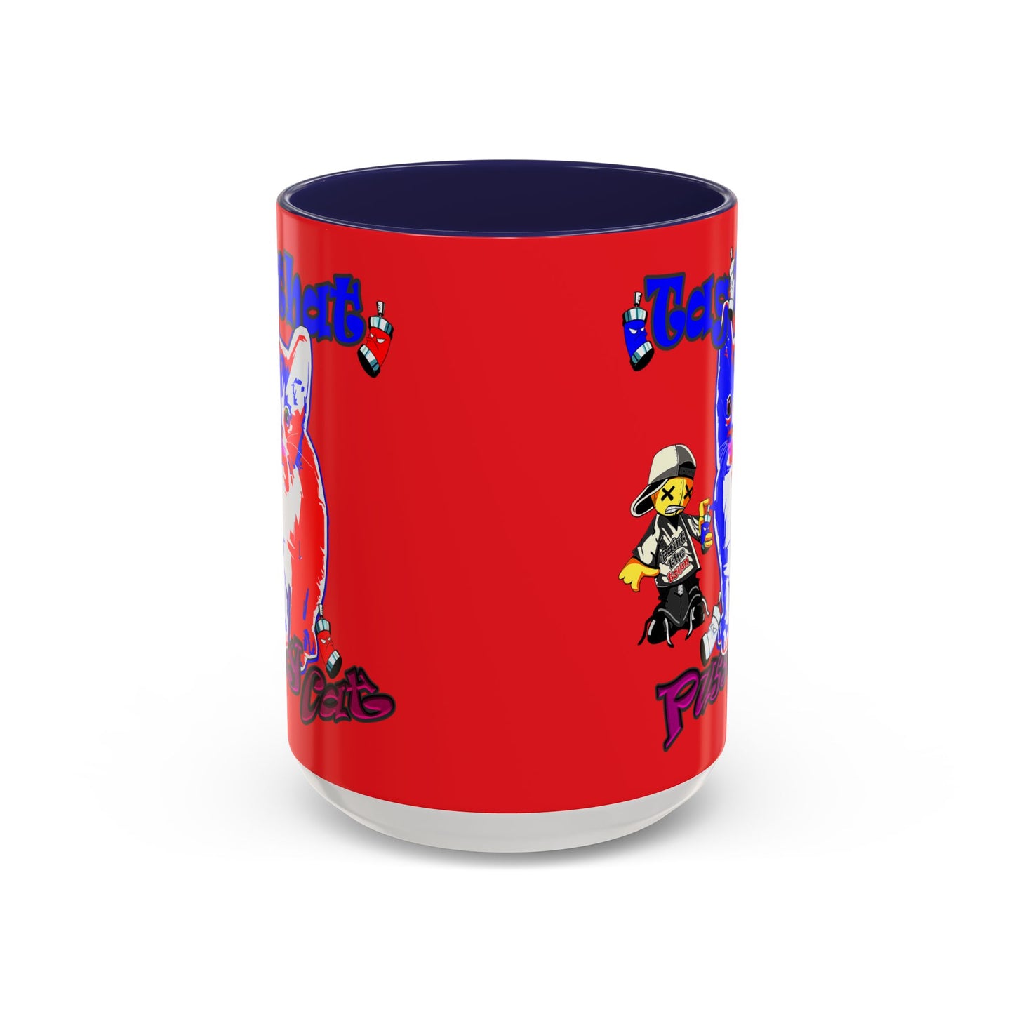 tag that - Accent Mug (red)