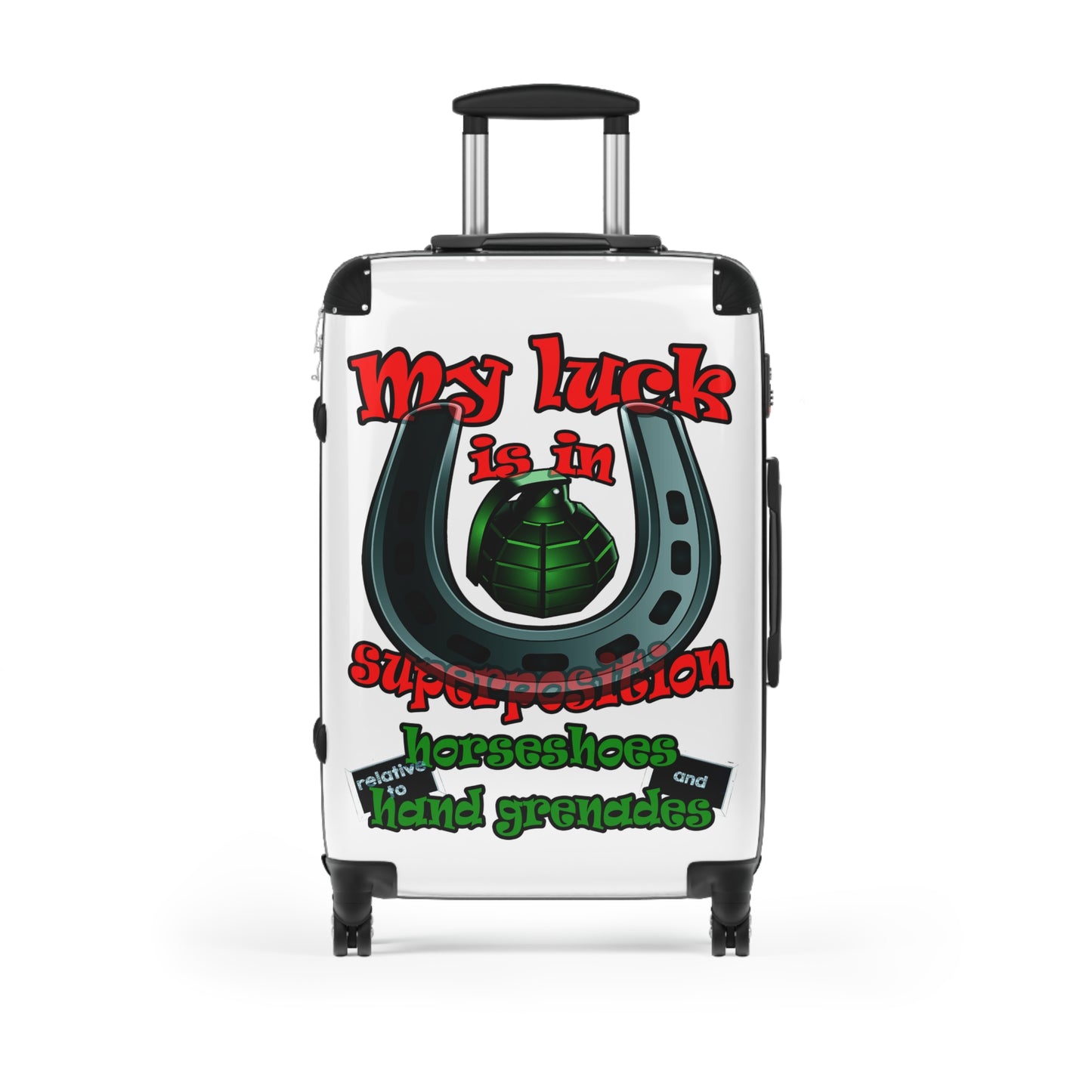 my luck - Suitcase (white)