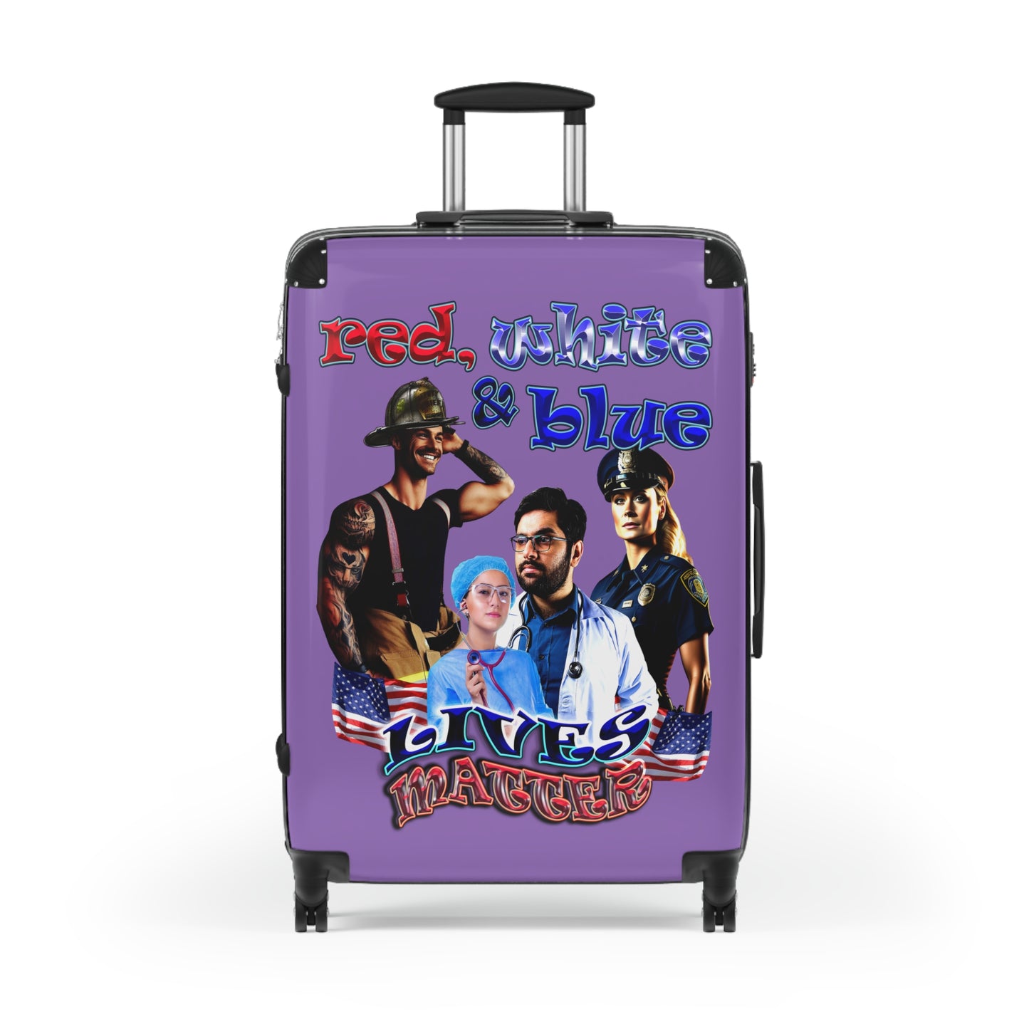 rw&b lives matter - Suitcase (light purple)