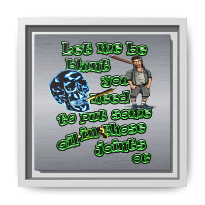 og - framed canvas art (brushed nickel)