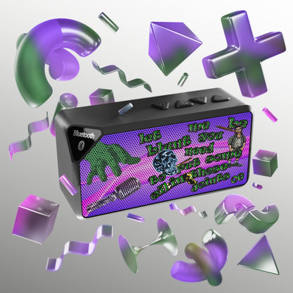 og - Jabba Bluetooth Speaker (purple-pink wave)