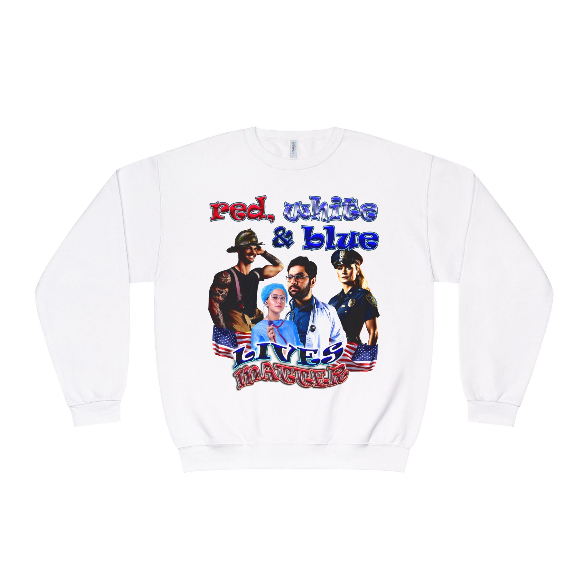 rw&b lives matter - Unisex NuBlend® Crewneck Sweatshirt