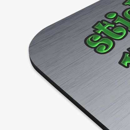 stick that in your pipe and smoke it - Mouse Pad (Rectangle) (brushed nickel)