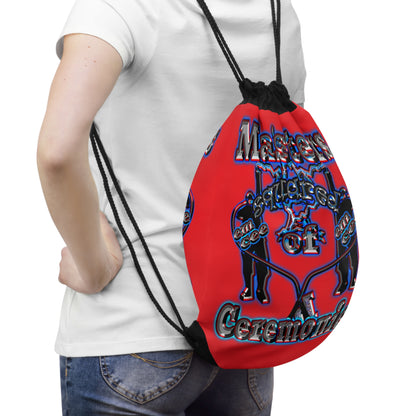 em cee squared - Drawstring Bag (red)