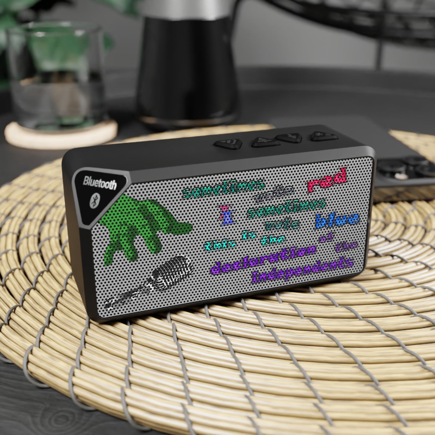 declaration of the independents - Jabba Bluetooth Speaker (light grey)