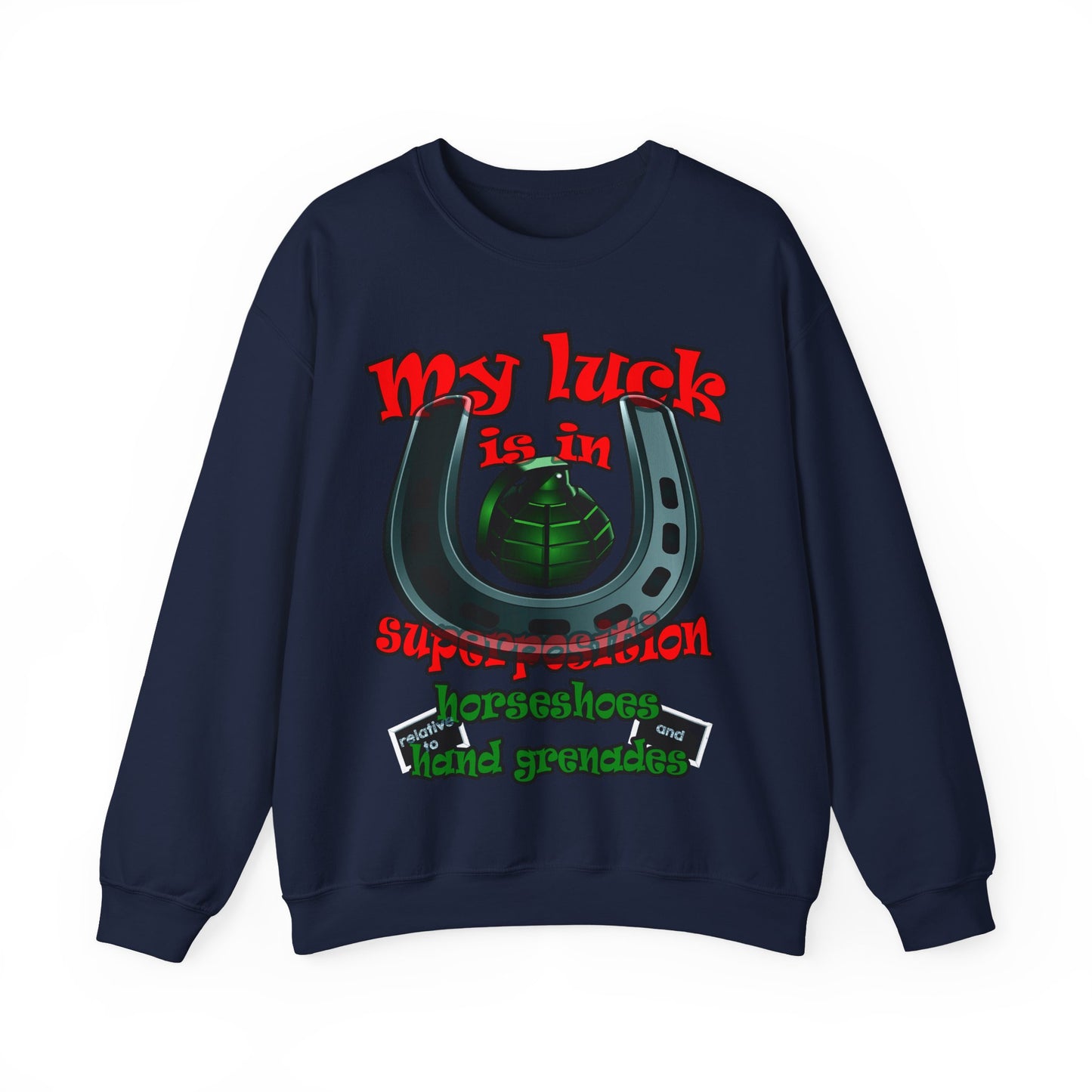 my luck - Unisex Heavy Blend™ Crewneck Sweatshirt