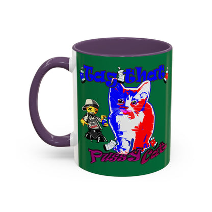 tag that - Accent Mug (dark green)