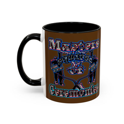 em cee squared - Accent Mug (brown)